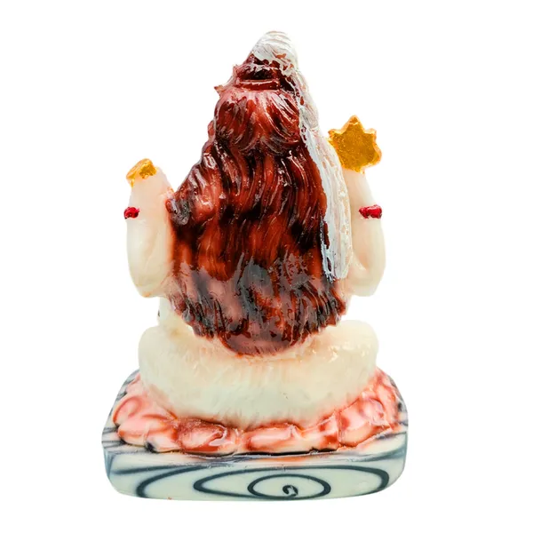 MAYAPURI_Solid_PVC_Lord_Shiva_Shiv_Ji_Statue_-_Mahadev_Maheshwar_Murti_for_Home_Decor/Office,(7_Inches_Height,_White)