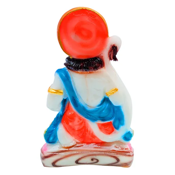 MAYAPURI_Solid_PVC_Pawan_Putra_Bahubali_Hanuman_Ji_Statue_-_Bajrangbali_Murti_for_Pooja_Home_Temple_Decor/Office,_(Height_6_Inches,_White)