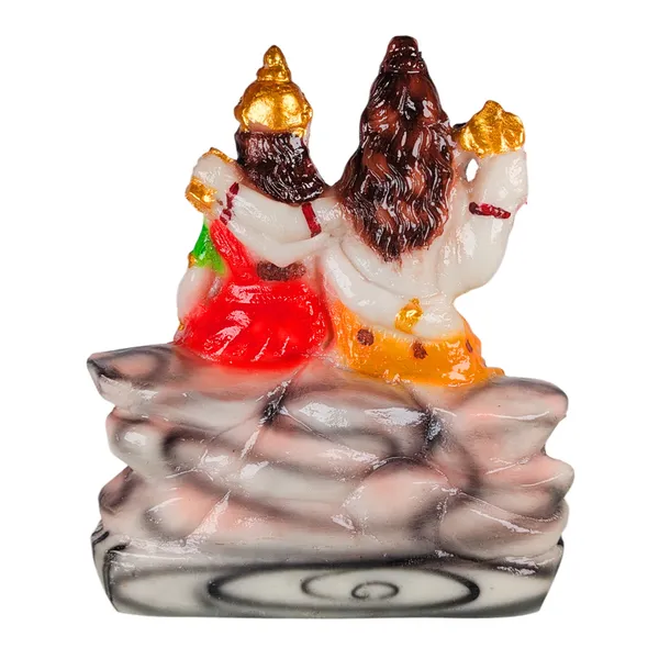 MAYAPURI_Solid_PVC_Shiva_Parvati_Murti,_Shiv_Parivar_Bholenath_Shankar_Maa_Parvati_Ganesh_Family_Idol_Statue_for_Pooja_or_Decor_(Height_:_6_Inches)