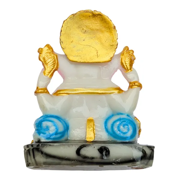 MAYAPURI_Stone_Dust_Ganesh_Ji_Statue_-_Marble_Dust_Ganapati_Bappa_Murti_for_Pooja_Home_Temple_Decor/Office,_(Height_4.3_Inches)