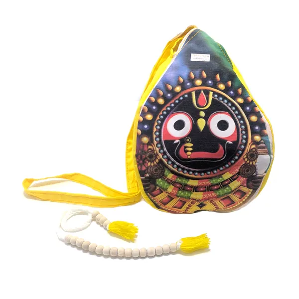 MAYAPURI_Yellow_Lord_Jagannatha_Printed_Japa_Chanting_Bag_|_Mala_Beads_Bag_with_Zip_Pocket_&_Sakshi_Mala_Counter_|_Meditation_&_Mantra_Jaap_Pouch