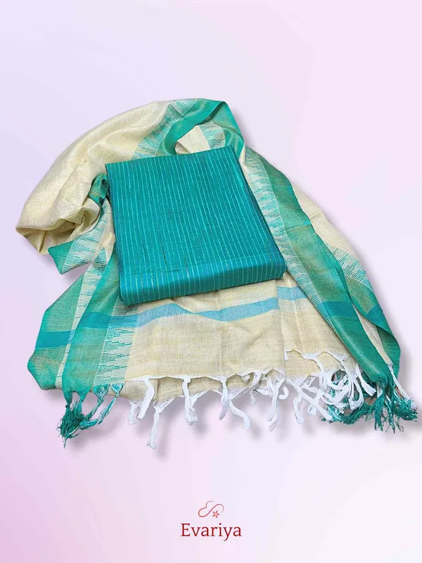 Evariya_Women's_Jute_Unstitched_Salwar_Suit_Dress_Material_(Without_Bottom)_-_Top:_2.5M_&_Dupatta:_2.5M_|_Pair_with_Jeans,_Leggings,_or_Your_Favorite_Bottom_|_DM_502