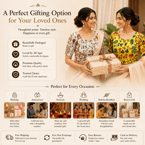 Pack_of_Two_Evariya_Ready_to_Wear_Stitched_Cotton_Ikkat_Saree_Blouse_for_Women