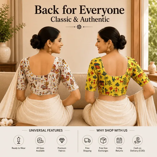 Pack_of_Two_Evariya_Ready_to_Wear_Stitched_Cotton_Madhubani_Saree_Blouse_for_Women