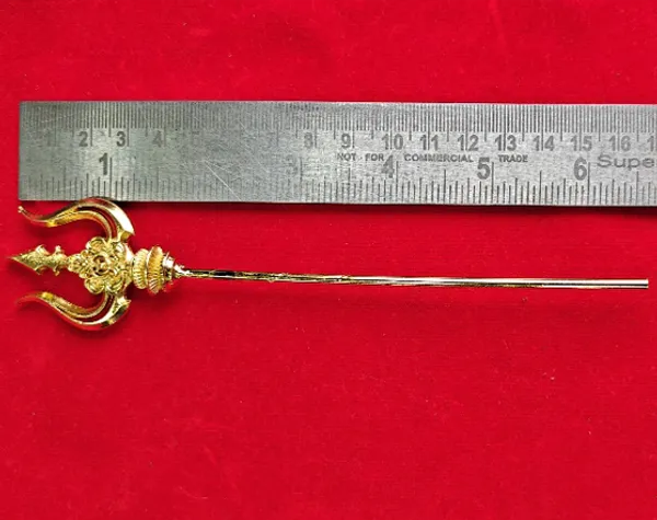 Golden_colour__trishul_7_inches_long