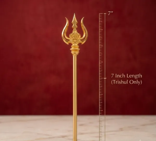 Golden_colour__trishul_7_inches_long