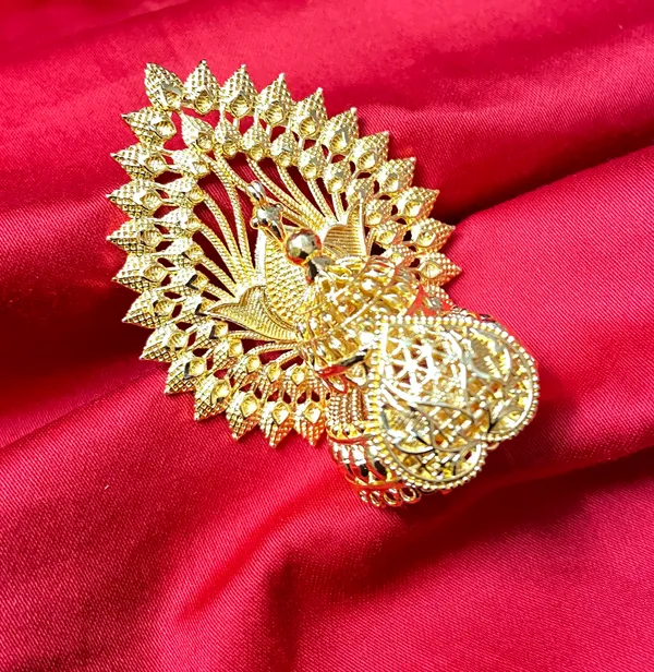 3_NO._God_Idol_(DIAMETER_2.5_CM_)_For_GoldEN_COLOUR__Metal_Mukut_Jewellery