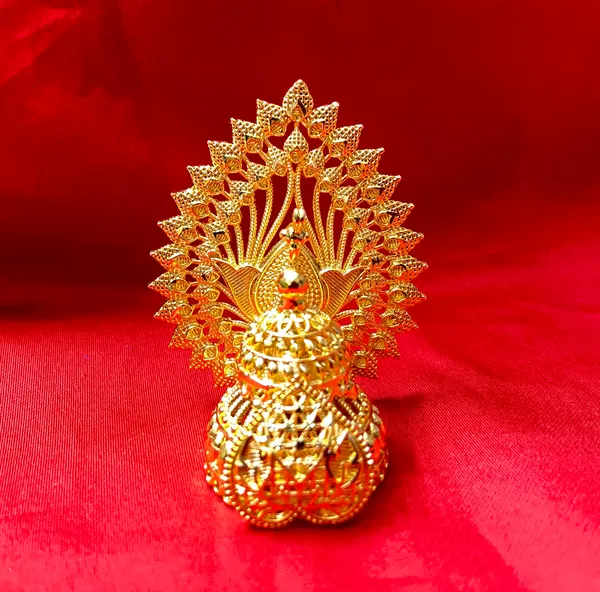 3_NO._God_Idol_(DIAMETER_2.5_CM_)_For_GoldEN_COLOUR__Metal_Mukut_Jewellery