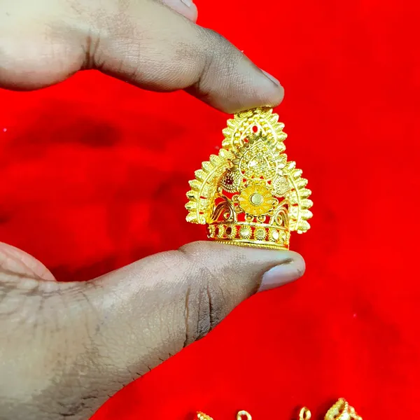 golden_colour__set_for_2_number_gopal_ji_(diameter-2cms_)_mukut_necklace_and_chudi