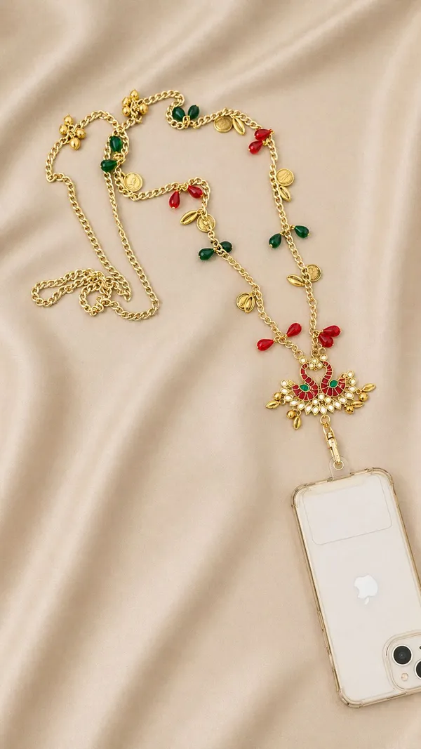 Ethnic_Peacock_Meenakari_Phone_Chain_Lanyard_with_Kundan_&_Bead_Accents