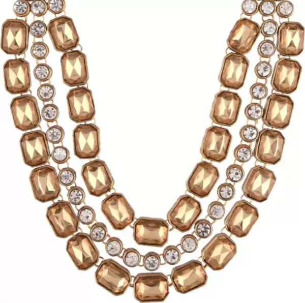 Gold_Plated_Layered_Necklace_Set_For_Women