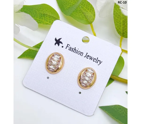 Gold_American_Diamond_Alloy_Trendy_Earring_For_Women