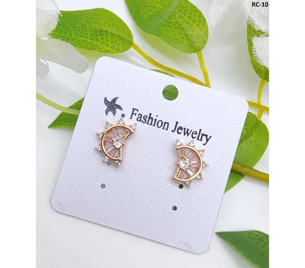 Gold_American_Diamond_Alloy_Trendy_Earring_For_Women
