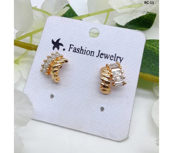 Gold_American_Diamond_Alloy_Trendy_Earring_For_Women