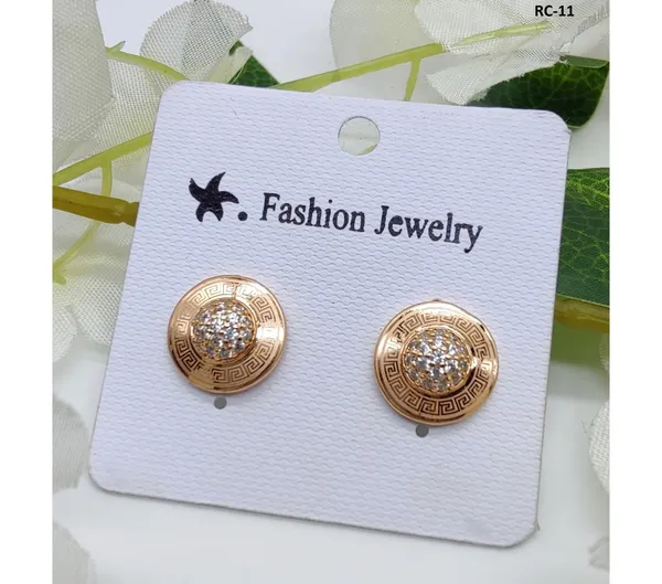 Gold_American_Diamond_Alloy_Trendy_Earring_For_Women