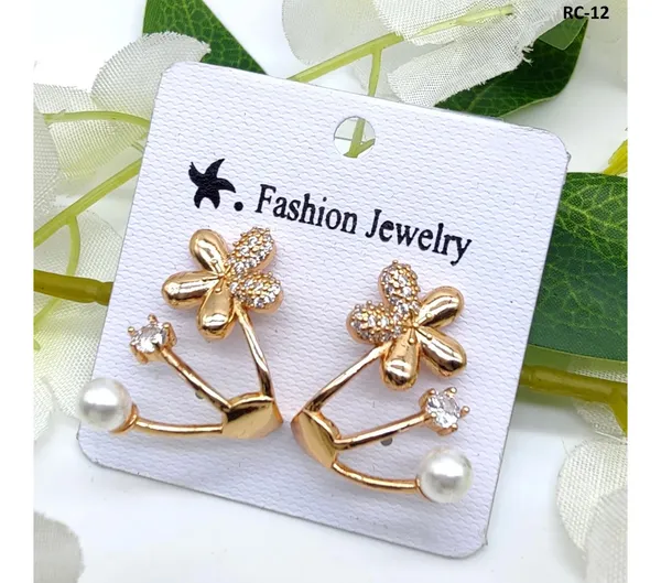 Gold_American_Diamond_Alloy_Trendy_Earring_For_Women