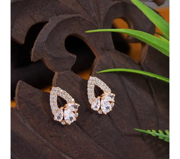Gold_American_Diamond_Alloy_Trendy_Earring_For_Women