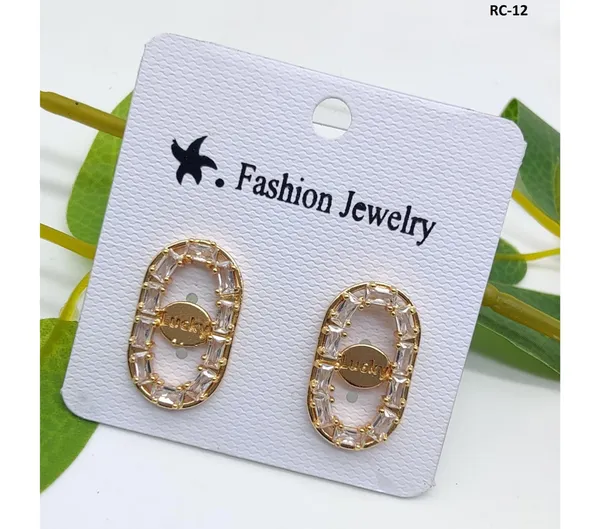 Gold_American_Diamond_Alloy_Trendy_Earring_For_Women
