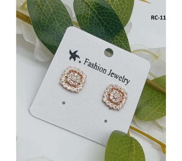 Gold_American_Diamond_Alloy_Trendy_Earring_For_Women