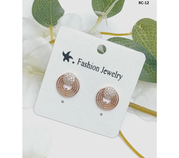 Gold_American_Diamond_Alloy_Trendy_Earring_For_Women
