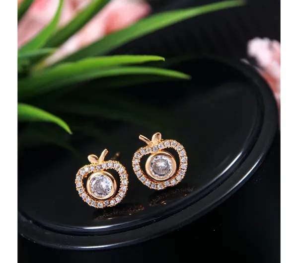 Gold_American_Diamond_Alloy_Trendy_Earring_For_Women