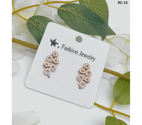 Gold_American_Diamond_Alloy_Trendy_Earring_For_Women