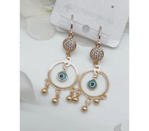 Gold_American_Diamond_Alloy_Trendy_Earring_For_Women