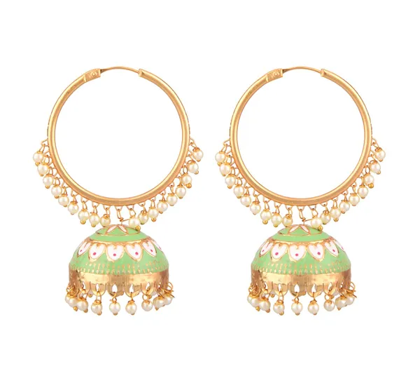 Pista_Green_American_Diamond_Alloy_Trendy_Earring_For_Women
