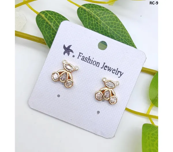 Gold_American_Diamond_Alloy_Trendy_Earring_For_Women