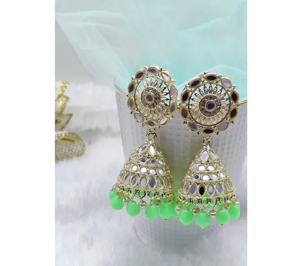 Pista_Green_American_Diamond_Alloy_Trendy_Earring_For_Women