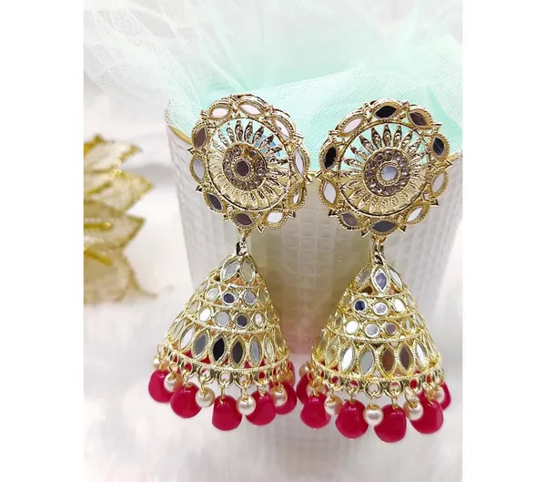 Red_American_Diamond_Alloy_Trendy_Earring_For_Women