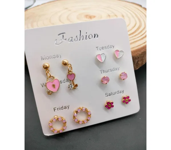 Multicolor_American_Diamond_Alloy_Trendy_Earring_For_Women