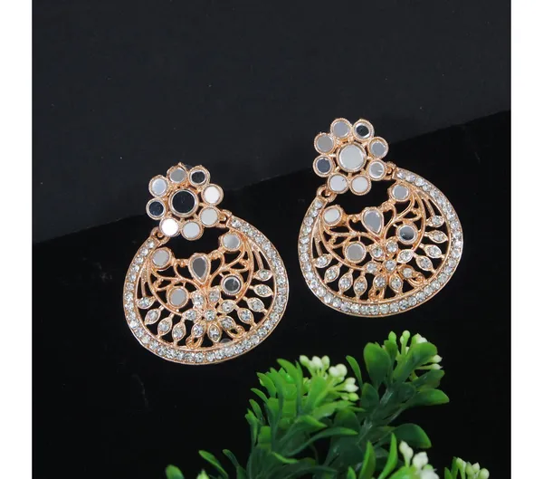 Gold_American_Diamond_Alloy_Trendy_Earring_For_Women