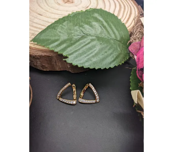 Gold_American_Diamond_Alloy_Trendy_Earring_For_Women