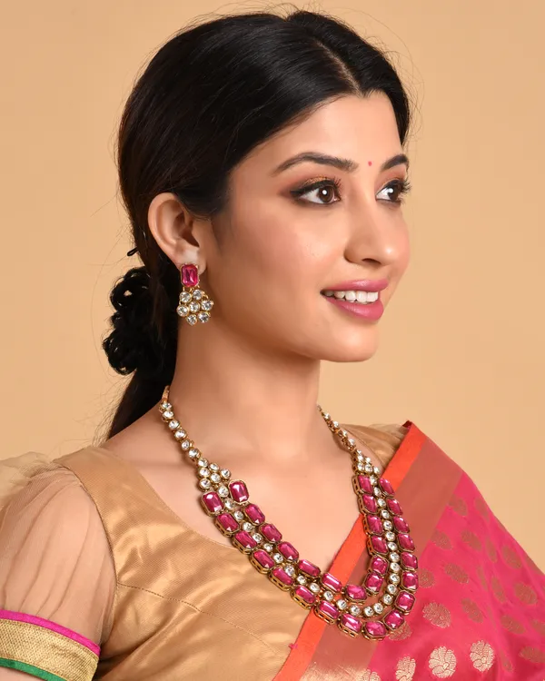 Rani_Gold_Plated_Layered_Necklace_Set_For_Women
