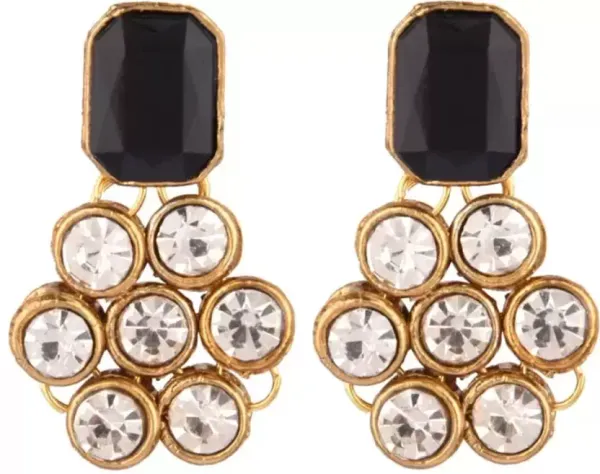 Black_Gold_Plated_Layered_Necklace_Set_For_Women