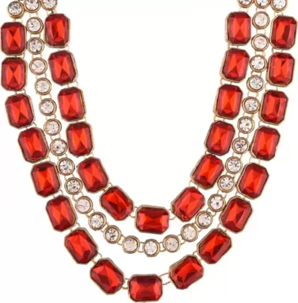 Red_Gold_Plated_Layered_Necklace_Set_For_Women