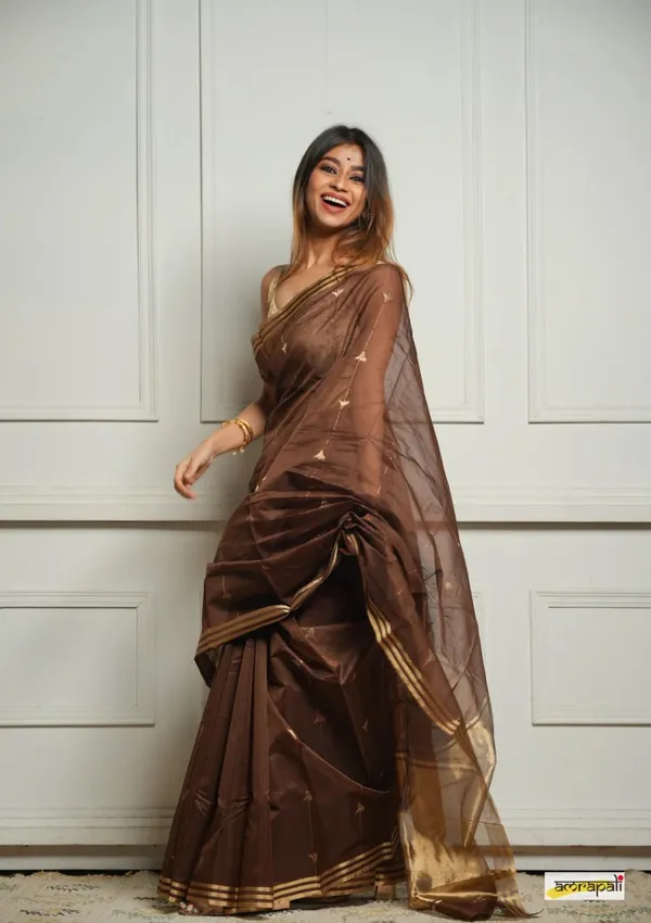 Soft_Banarasi_Silk_Saree_With_Blouse_Piece_For_Women