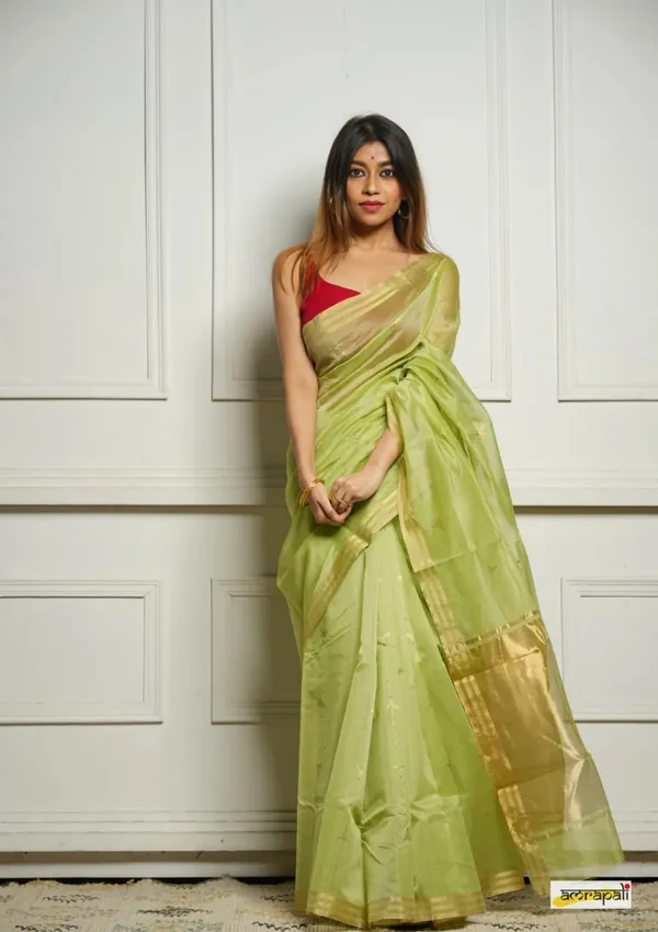 Soft_Banarasi_Silk_Saree_With_Blouse_Piece_For_Women