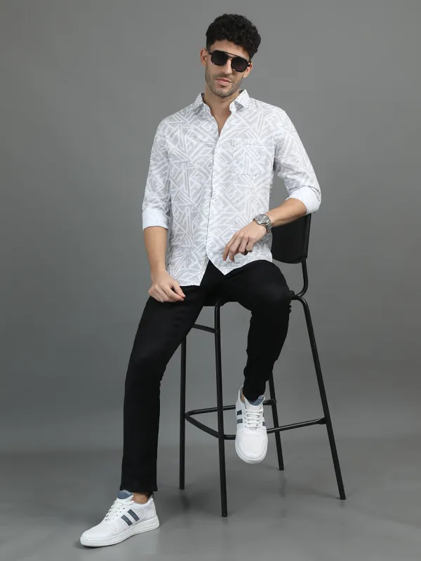 Ge-White_Cotton_Full_Sleeve_Shirt