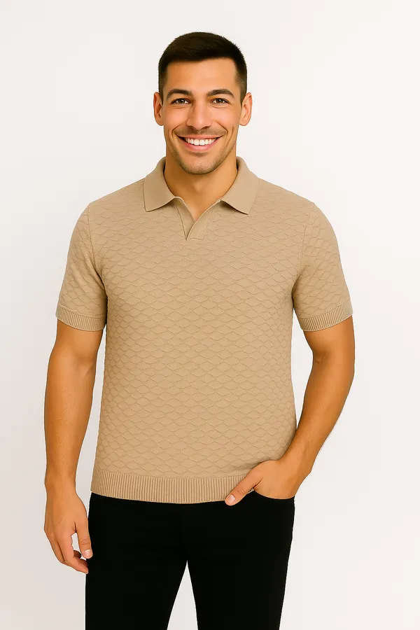 100%_Cotton__camle_color_Premium_Quality_Trendy_Polo_Tshirt_For_men