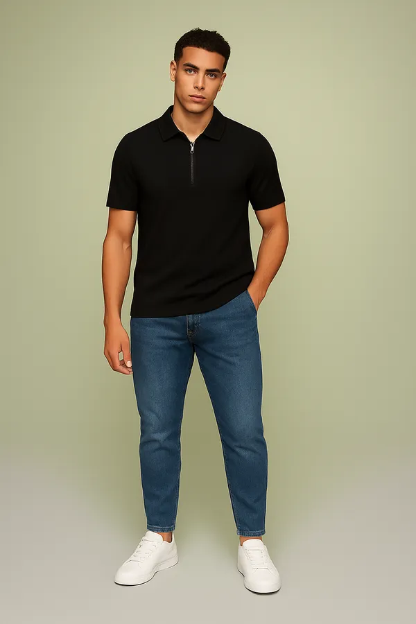 Stay_sharp._Stay_classic._The_Black_Zip_Polo_for_all_your_style_moods