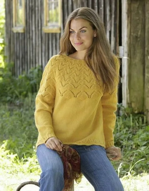 100%_Cotton_Mustard_Knitted_Top_For_Women