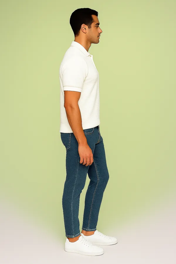 Textured._Tailored._Timeless._This_is_how_you_level_up_basics.__100%_Cotton_White_Premium_Quality_Classic_half_sleeves_polo_For_Men