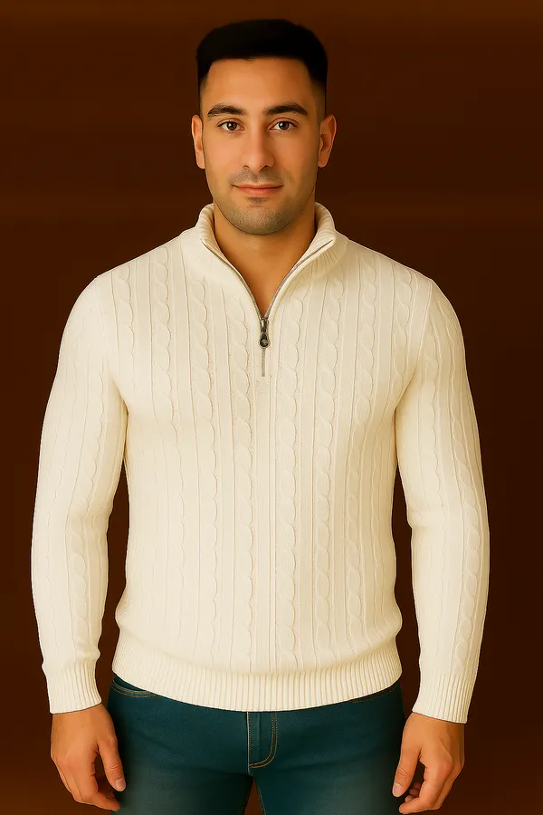 100%_Cotton_Off_White_Premium_Quality_Vogue_Fusion_Knitted_Tshirt