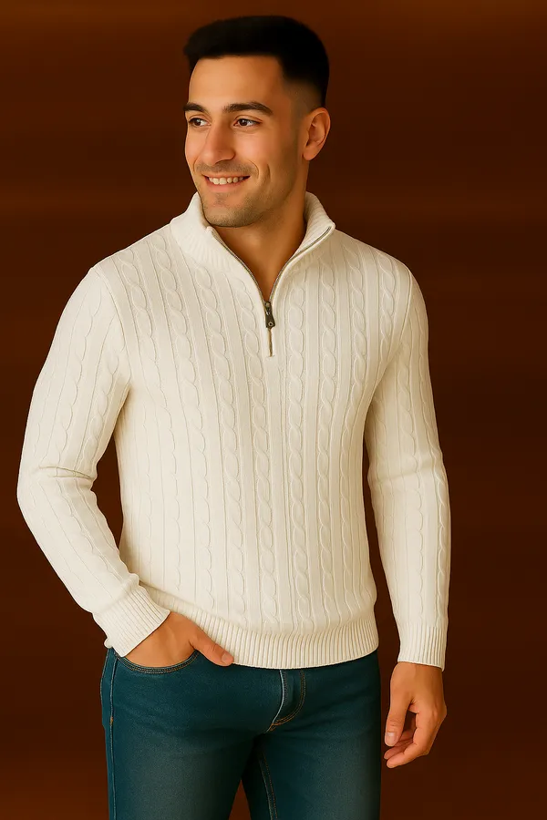 100%_Cotton_Off_White_Premium_Quality_Vogue_Fusion_Knitted_Tshirt