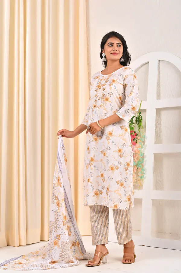 Floral_Printed_Thread_Work_Kurta_With_Palazzos_&_Dupatta