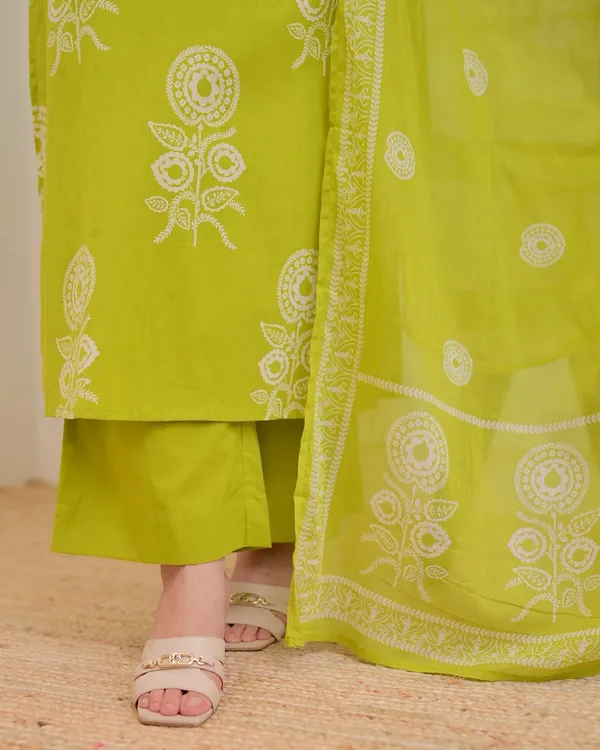 Lime_Green_Premium_Cotton_Mirror_Suit