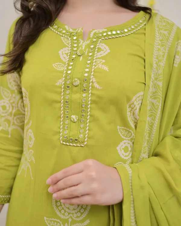 Lime_Green_Premium_Cotton_Mirror_Suit