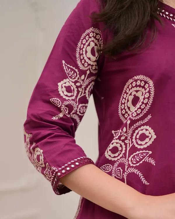 Magenta_Premium_Cotton_Mirror_Suit